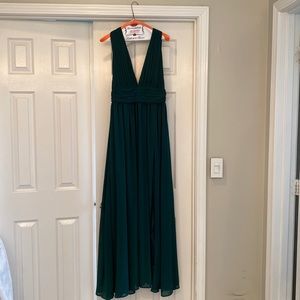 Lulus Heavenly Hues Forest Green Maxi Dress